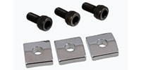 ALLPARTS / BP-0116-010 Chrome Nut Blocks (Qty 3)