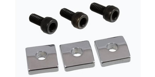 ALLPARTS ( オールパーツ )  / BP-0116-010 Chrome Nut Blocks (Qty 3)