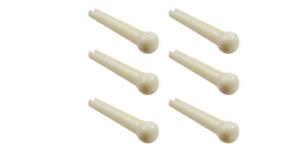 ALLPARTS / BP-0676-028 Cream Plastic Bridge Pins