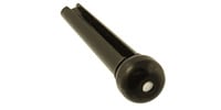 ALLPARTS / BP-0679-023 Black Plastic Dotted Bridge Pins 6 Pack