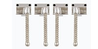 ALLPARTS / BP-2070-001 Set of 4 Saddle for Omega and Badass Bass Bridge
