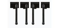 ALLPARTS / BP-2070-003 Set of 4 Saddle for Omega and Badass Bass Bridge