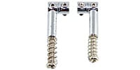 ALLPARTS / BP-2315-010 Chrome Saddles, 6 pcs