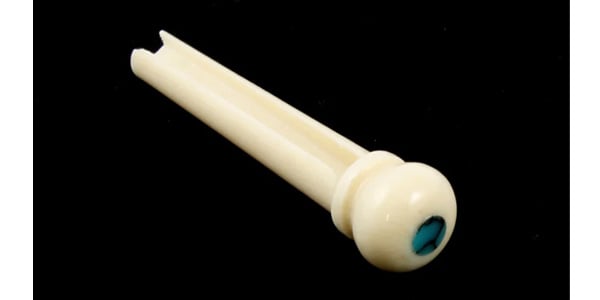 ALLPARTS ( オールパーツ )  / BP-2848-000 Camel Bone and Turquoise Bridge Pins (Qty 6)