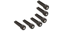 ALLPARTS / BP-2857-0R0 Oversized Rosewood Pins (Qty 6)