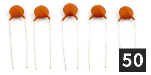 ALLPARTS ( オールパーツ ) / EP-0054-B00 .005 MFD Capacitors (50個セット)
