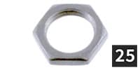 ALLPARTS / EP-0068-010 Nuts for US Pots and Jacks, 25 pcs