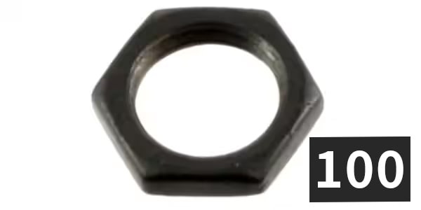 ALLPARTS / EP-0068-B03 Nuts, Black(100個セット)