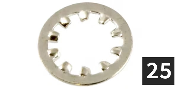 ALLPARTS ( オールパーツ )  / EP-0069-000 Star Washers, Pk of 25.