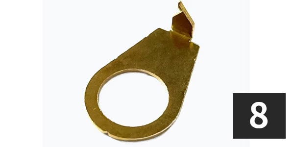 ALLPARTS / EP-0077-002 Gold Pointer Washers, Set of 8 pcs 10mm