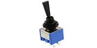 ALLPARTS / EP-0081-B03 Black On On Mini Switch - 15 Piece Bulk Pack