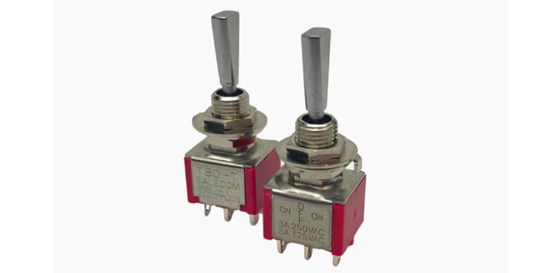 ALLPARTS / EP-0082-B10 Chrome On Off On Mini Switch