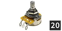 ALLPARTS / EP-0088-B00 CTS 1 Meg Split Shaft Linear Pot (20個セット)