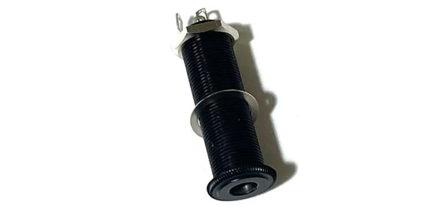 ALLPARTS / EP-0152-B03 Switchcraft Black Stereo Long Threaded Jack