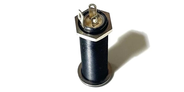 ALLPARTS / EP-0152-B03 Switchcraft Black Stereo Long Threaded Jack画像3