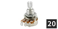 ALLPARTS / EP-0245-B00 25k Mini Audio Pot (20個セット)