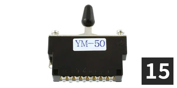 ALLPARTS / EP-0476-B00 Plastic 5-Way Switch for Imports (15個セット)