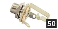 ALLPARTS / EP-055L-B00 Switchcraft Long Thread Input Jack (50個セット)