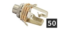 ALLPARTS / EP-155L-B00 Switchcraft Long stereo jack (50個セット)