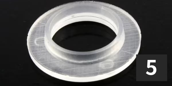 ALLPARTS ( オールパーツ )  / EP-4100-000 Pot Adapter Bushings, 5 pcs
