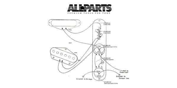 ALLPARTS ( オールパーツ )  / EP-4130-000 Wiring Kit for Telecaster画像2
