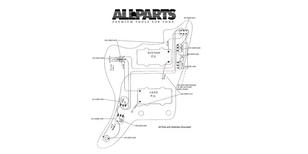 ALLPARTS ( オールパーツ )  / EP-4135-000 Wiring Kit for Jazzmaster&reg;画像2