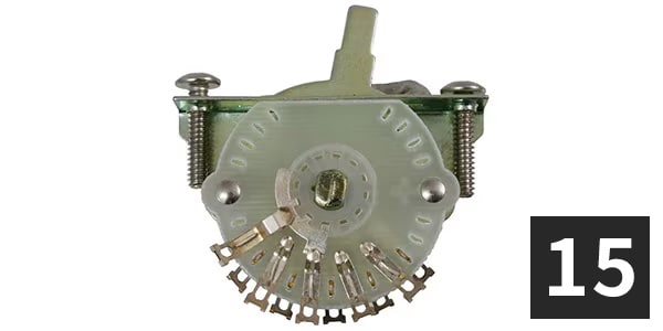 ALLPARTS / EP-4174-B00 Tritan 4-Way Switch for Telecaster (15個セット)