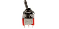 ALLPARTS / EP-4181-B03 Black On On Round Bat Mini Switch