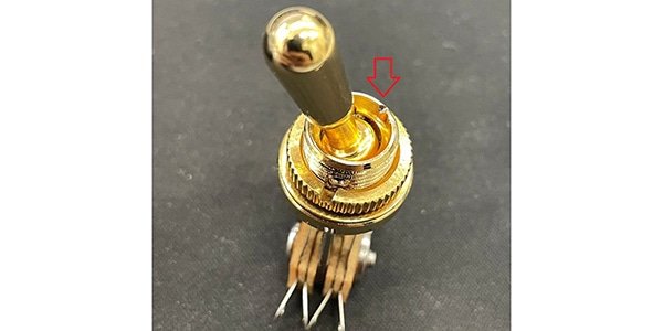 ALLPARTS ( オールパーツ )  / EP-4364-002 Economy Short Toggle Switch, Gold アウトレット品 画像2