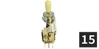 ALLPARTS / EP-4365-B00 Switchcraft Right Angle Toggle