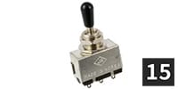 ALLPARTS / EP-4366-B00 Korean Toggle Switch - 15 Piece Bulk Pack
