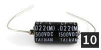 ALLPARTS / EP-4397-B00 .022 Bee Capacitor, Black (10個セット)