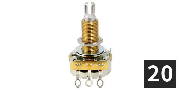 ALLPARTS ( オールパーツ )  / EP-4881-B00 CTS 1 Meg Linear Pot (20個セット)