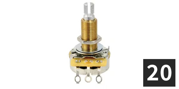 ALLPARTS ( オールパーツ ) / EP-4888-B00 CTS 300K Linear Split Pot (20個セット)