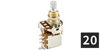 ALLPARTS / EP-5286-B00 Bourns 500K Push/Pull Pot (20個セット)