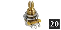 ALLPARTS / EP-5486-B00 CTS 500K Mini Audio Pot (20個セット)