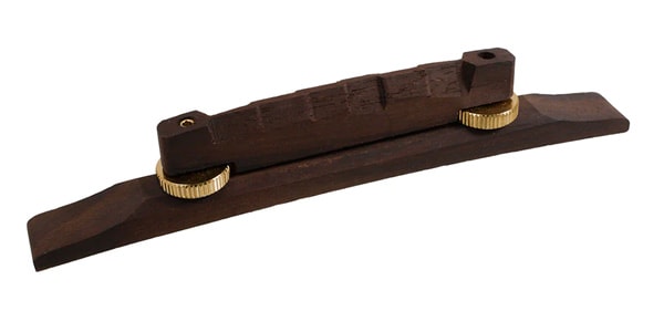 ALLPARTS ( オールパーツ )  / GB-0501-0E2 Ebony Gold Compensated Bridge and Base