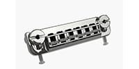 ALLPARTS / Leo Quan Badass Wraparound Guitar Bridge Chrome