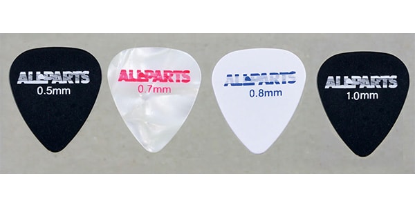 ALLPARTS ( オールパーツ )  / GP-9070-055 Pick White Pearloid 0.70mm
