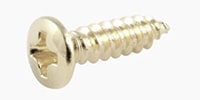 ALLPARTS / GS-0001-B01 Bulk Pack of 100 Nickel Pickguard Screws
