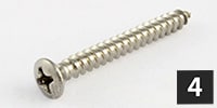 ALLPARTS / Steel Strap Button Screws （4個/パッケージなし）