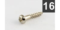  GS-0006-001 Pack of 16 Nickel Long Machine Head Screws