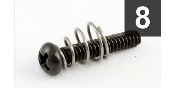 /GS-0007-003 Pack of 8 Black Single Coil Pickup Screws