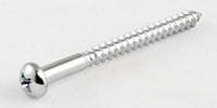 ALLPARTS / GS-0011-B10 Bulk Pack of 50 Chrome Bass Pickup Screws