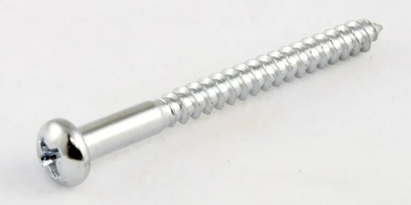 ALLPARTS / GS-0011-B10 Bulk Pack of 50 Chrome Bass Pickup Screws
