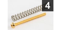ALLPARTS / GS-0012-002 Pack of 4 Gold Humbucking Screws