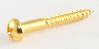 ALLPARTS / GS-0013-B02 Bulk Pack of 50 Gold Tremolo Mounting Screws