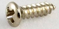 ALLPARTS / GS-0050-B01 B Pack of 100 Nickel Gibson Size Pickg Screws