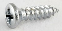 ALLPARTS / GS-0050-B10 B Pack of 100 Chr Gibson Size Pickguard Screws