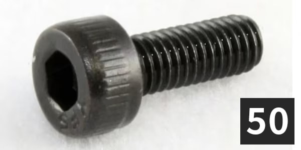 ALLPARTS ( オールパーツ )  / GS-0083-B03 FR Saddle Intonation Screws (50個セット)